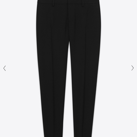 SAINT LAURENT Skinny gabardine pant .